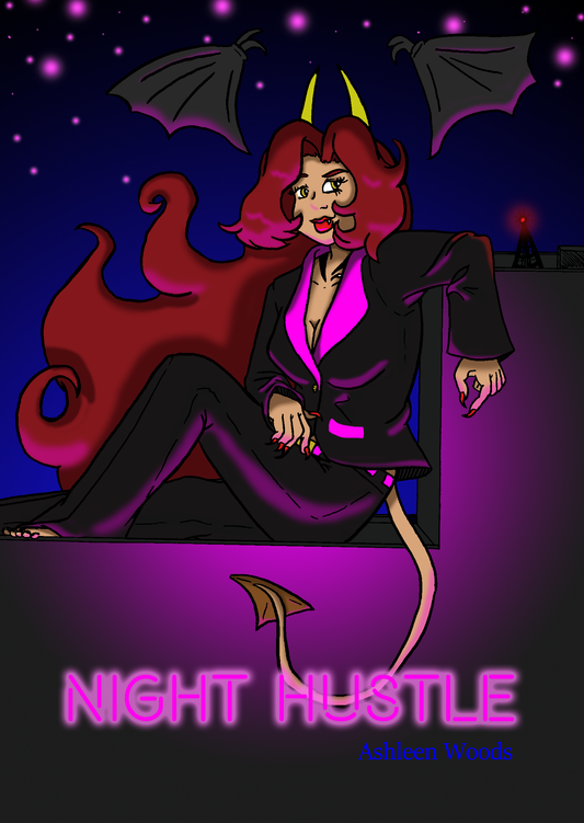 Cover of Night Hustle one-shot featuring Dark Horse villain Keisuma. 